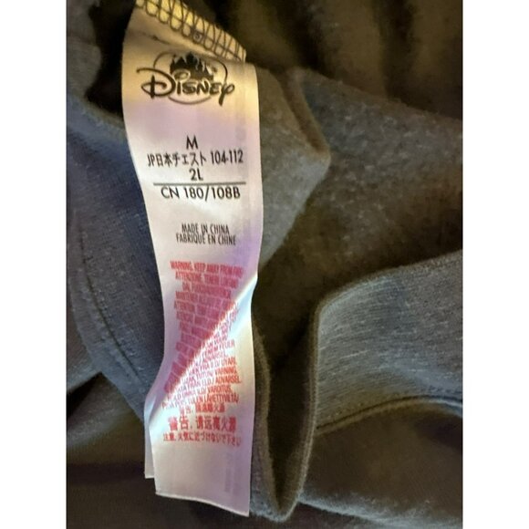 Disney Scar Lion "Naughty Nice Whatever" Gray Holiday Sweatshirt Size M - Picture 4 of 9